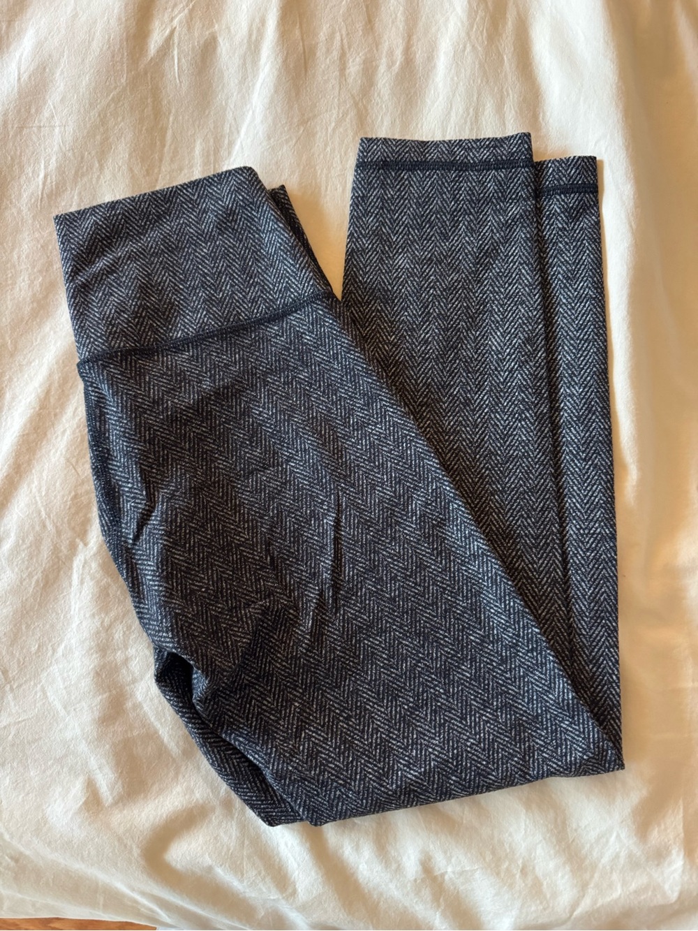 lululemon athletica Gray Herringbone Leggings